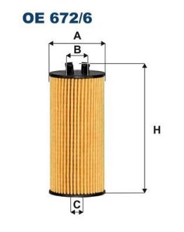 Фільтр масла FILTRON OE6726