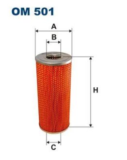 Фільтр масла FILTRON OM501