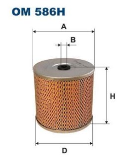 Фільтр мастила FILTRON OM586H