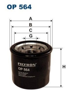 Фільтр масла FILTRON OP564