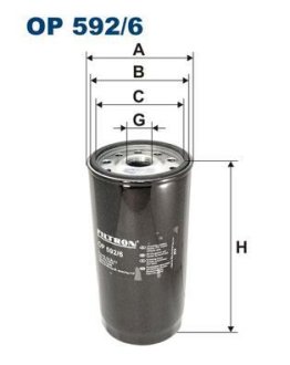 Фильтр масляный FILTRON OP5926