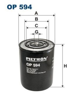 Фільтр масла FILTRON OP594