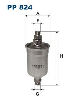 Фільтр палива FILTRON PP824