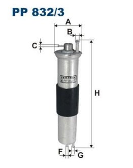 Фільтр палива FILTRON PP8323