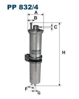 Фільтр палива FILTRON PP8324