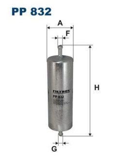 Фільтр палива FILTRON PP832