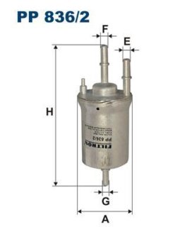 Фільтр палива FILTRON PP8362