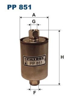 Фільтр палива FILTRON PP851