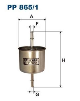 Фільтр палива FILTRON PP8651