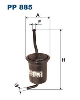 Фільтр палива FILTRON PP885