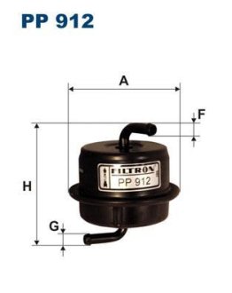 Фільтр палива FILTRON PP912