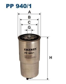 Фільтр палива FILTRON PP9401