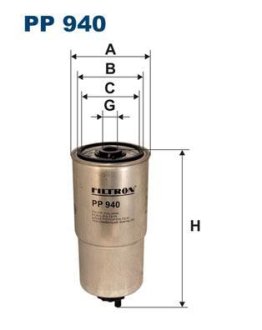 Фільтр палива FILTRON PP940