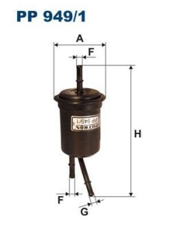 Фільтр палива FILTRON PP9491