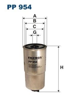 Фільтр палива FILTRON PP954