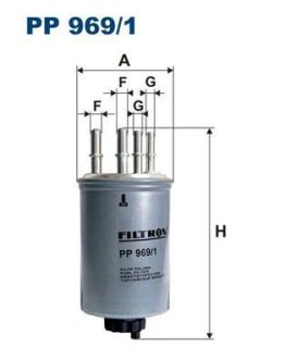 Фільтр палива FILTRON PP9691