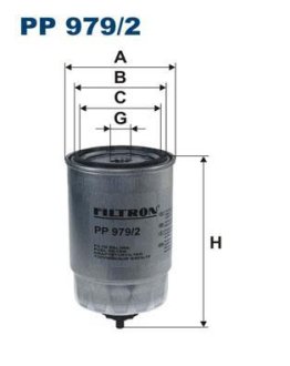 Фільтр палива FILTRON PP9792