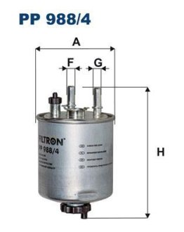 Фільтр палива FILTRON PP9884