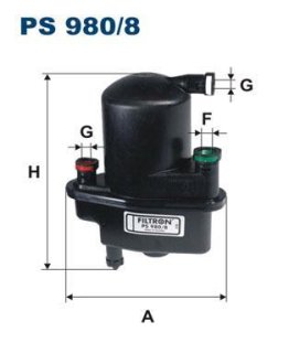 Фільтр палива FILTRON PS9808