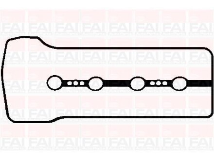 Прокладка клапанної кришки Toyota Camry, Rav4 2.0-2.4 00- Fischer Automotive One (FA1) RC1231S