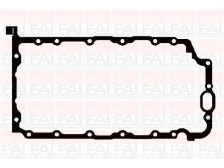 Прокладка пiддона Opel Astra G 2,0DTi 98-/Omega B 2.0 00- Fischer Automotive One (FA1) SG863