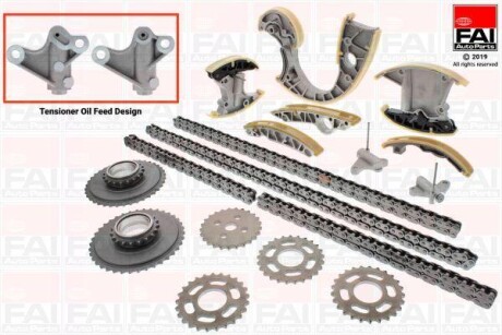 Комплект механизма ГРМ (цепь + элементы) Fischer Automotive One (FA1) TCK233NG