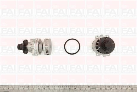 Водяна помпа Bmw 525TD/TDS 91- E34,E39+318 Fischer Automotive One (FA1) WP3096 (фото 1)