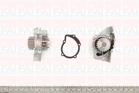 Водяна помпа Fiat Ducato/Scudo/PSA Berlingo/Boxer/Expert/405/406 1.9D/TD/2.0 1993- Fischer Automotive One (FA1) WP6083