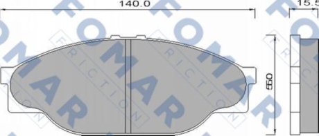 Гальмівні колодки FOMAR FO493981