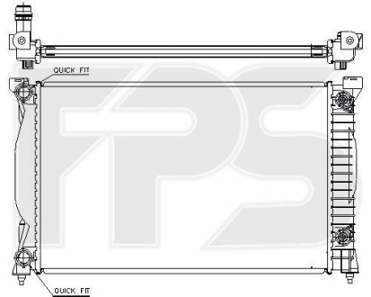 Радіатор охолодження FPS FP 12 A466