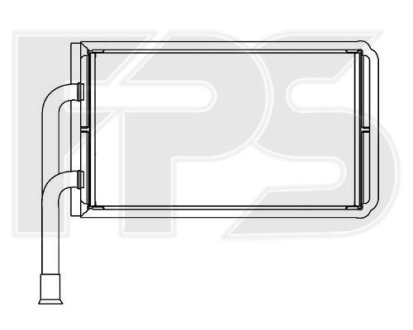 Радіатор пічки FPS FP 28 N29