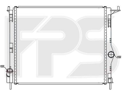 Радіатор охолодження FPS FP 56 A141