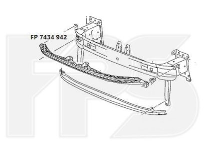 Кріплення бампера FPS FP 7434 942