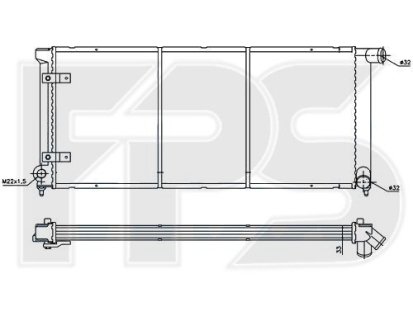 Радіатор охолодження FPS FP 74 A419