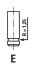 Клапан впускний L12A1 29*5.5*115 2.0 16V Honda Honda Accord CD,CE 93-98 FRECCIA R4900/SNT (фото 1)