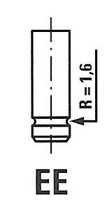 Клапан двигателя выпускной FRECCIA R4922/RNT