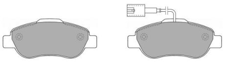 Колодки тормозные передние FBP-1355-01 FREMAX FBP135501