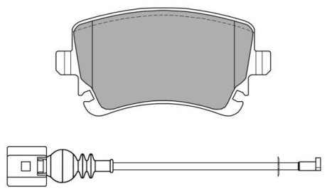 Колодки тормозные задние FBP-1368-01 FREMAX FBP136801