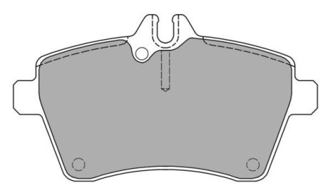 Колодки тормозные передние FBP-1400 FREMAX FBP1400