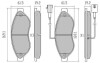 Колодки гальмівні передні (1.1-1.5t) 06- FREMAX FBP1476 (фото 1)