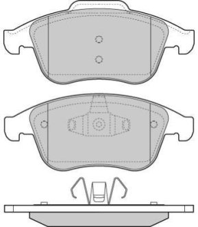 Колодки тормозные передние FBP-1581 FREMAX FBP1581