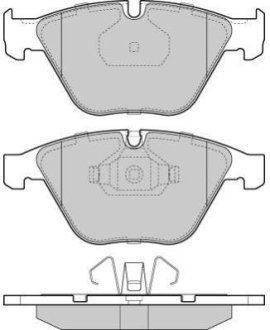 Колодки тормозные передние FBP-1664 FREMAX FBP1664