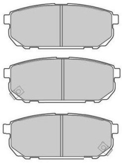 Колодки тормозные задние FBP-1701 FREMAX FBP1701