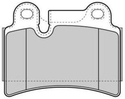 Колодки тормозные задние FBP-1709 FREMAX FBP1709