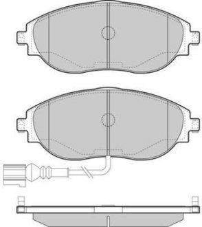 Колодки тормозные передние FBP-1742 FREMAX FBP1742