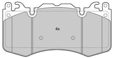 Колодки тормозные передние FBP-1839 FREMAX FBP1839