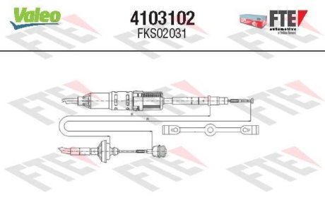 Трос сцепления FTE 4103102