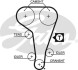 Ремінь ГРМ (к-т), Escort 98-00, Fiesta 89-97, Mondeo 96-00, Orion 90-96 5360XS