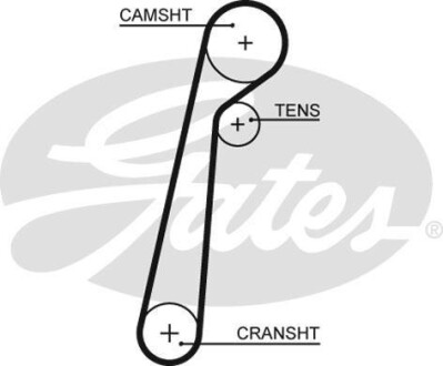 Ремінь ГРМ Gates 5652XS