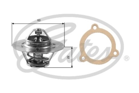 Термостат системи охолодження Gates TH12480G1